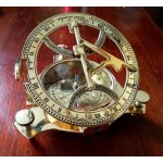 Shi Shakti Enterprises mosazný kompas se slunečními hodinami West London – Zboží Dáma