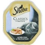 Sheba Classics telecí & kuřecí v paštice 94 85 g – Sleviste.cz