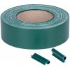 Pletiva Páska Strend Pro EUROSTANDARD, 47,5 mm, L-35 m, stínící, zelená, krycí, na plotové panely, s 20 klipsami, 450g/m2, PVC, RAL6005