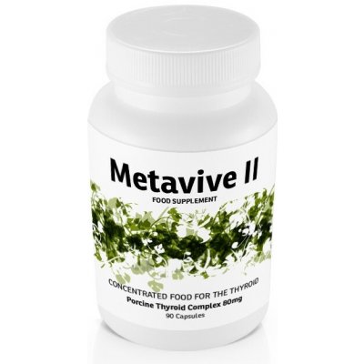 Metavive II komplex prasečí štítné žlázy 90 kapslí – Hledejceny.cz