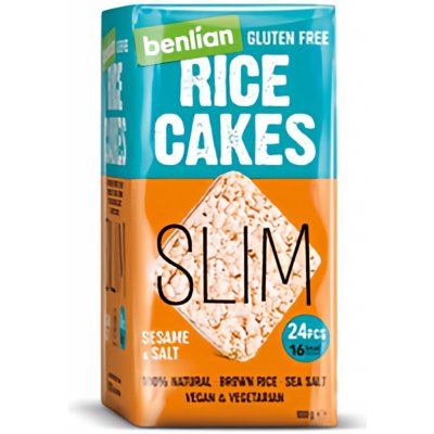 Benlian Rice cakes slim rýžové chlebíčky sezam a sůl 100 g – Zboží Mobilmania