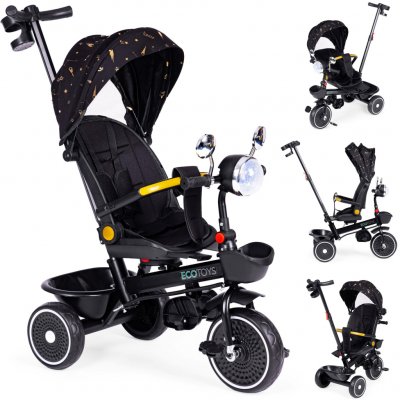 ECOTOYS s otočným sedadlem černá – Zboží Mobilmania