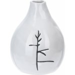 Porcelánová váza Art s dekorem větvičky, 11 x 14 cm – Zboží Dáma