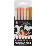 Sakura ‎POXBRMAN6 Koi brush pen sada štětečkových akvarelových popisovačů Manga set 6 ks – Zbozi.Blesk.cz