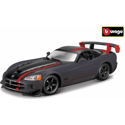 Bburago Dodge Viper SRT10 ACR šedá /Black 1:24 – Zbozi.Blesk.cz