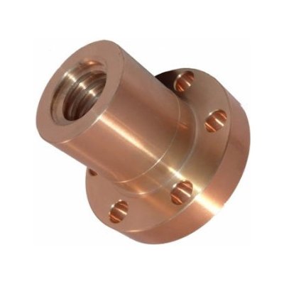 Trapézová matice bronzová přírubová TR 24x5 pravá 6xM6 – Hledejceny.cz