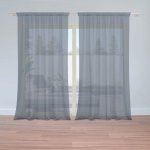 Sablio Záclony Tmavě modrá: 2ks 150x250cm – Hledejceny.cz