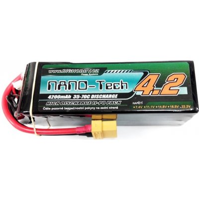 Bighobby Li-pol baterie 4200mAh 6S 35C 70C -NANO Tech