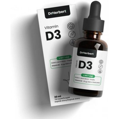 Dr. Herbert Vitamín D3 v MCT oleji 30 ml – Hledejceny.cz