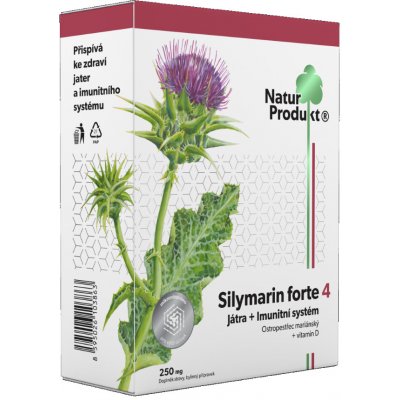 Naturprodukt Silymarin Forte 4 Imunitní systém 40 tablet