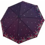 Doppler Mini Light Floral dámský skládací deštník fialový – Zboží Dáma