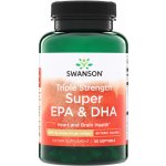 Swanson Triple Strength Super EPA-DHA 60 kapslí – Hledejceny.cz