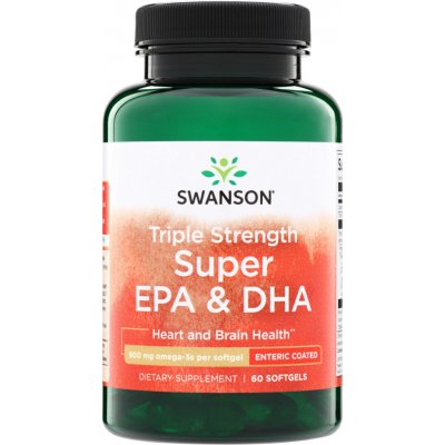 Swanson Triple Strength Super EPA-DHA 60 kapslí – Hledejceny.cz