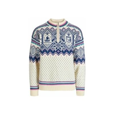 Dale Dale TRONDHEIM pánský svetr Offwhite Indigo Orchid – Zboží Mobilmania