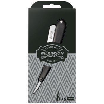 Wilkinson Sword Premium Collection klasická holicí břitva + žiletky 5 ks