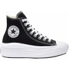 Dámské tenisky Converse boty Chuck Taylor All Star Move Platform Hi 568497/black/Natural Ivory/white