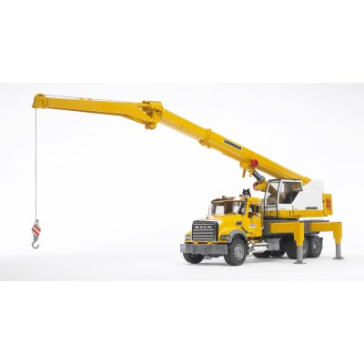 Bruder Nákladní automobil MACK Granite s jeřábem Liebherr 02818