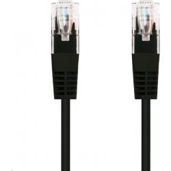 C-Tech CB-PP5-3BK patch, Cat5e, UTP, 3m, černý