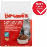 Brunos Kompletní suché krmivo pro dospělé kočky s příchutí ryby 1 kg – Hledejceny.cz
