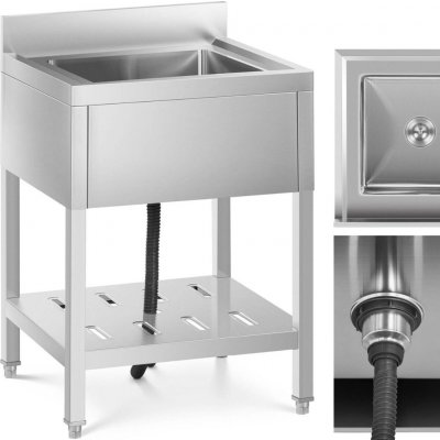 Royal Catering Mycí stůl RCSSS-60X60-S – Zboží Dáma
