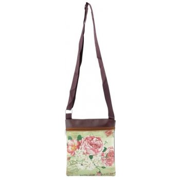 Emba Trade stylová crossbody kabelka -taška přes rameno RŮŽE Vintage Rose  Vintage brown od 199 Kč - Heureka.cz