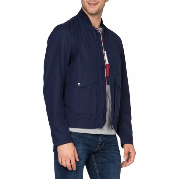 Pánská bunda Tommy Hilfiger MW0MW10535 431 Stretch Field Bomber