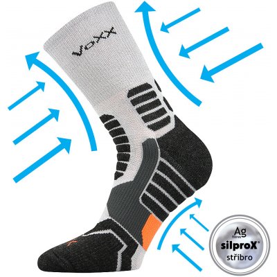 VoXX RONIN sportovní ponožky sv šedá – Zboží Mobilmania
