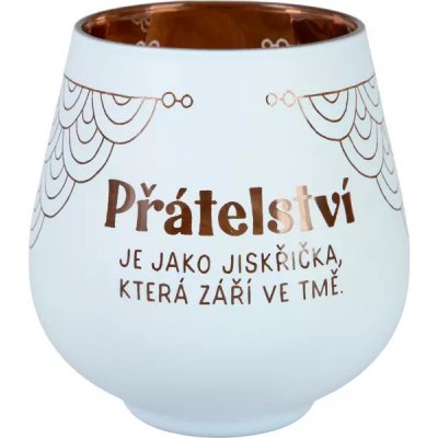 Albi Zrcadlový svícen - Přátelství - modrá – Zboží Dáma