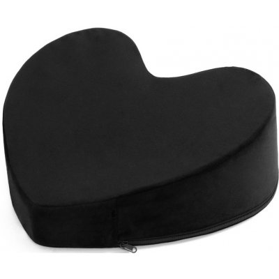 Bedroom Fantasies The Heart Positioning Pillow Black – Zboží Dáma