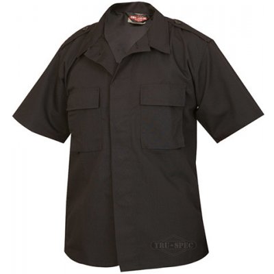 Tru-Spec košile služební krátký rukáv rip-stop černá