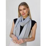 Šála exclusive úzká světle šedá – Zboží Dáma