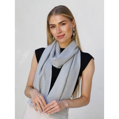 Šála exclusive úzká světle šedá – Zboží Dáma