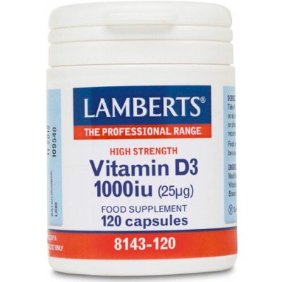 Lamberts Vitamín D3 1000iu 120 tablet – Hledejceny.cz