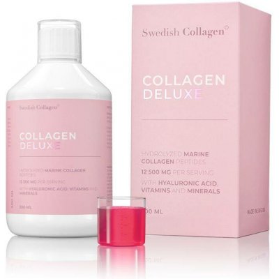 Swedish Collagen Collagen Deluxe mořský hydrolyzovaný kolagen s HA 500 ml – Hledejceny.cz