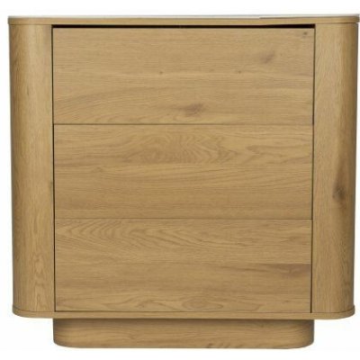 White Label Living Almira v. 80 cm 3 zásuvky – Zboží Mobilmania
