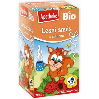 Apotheke pohádka Lesní směs s malinou Bio ovocný 20 x 2 g