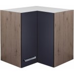 Flex-Well Kuchyňská skříňka Lara horní rohová 60/60 x 54,8 x 32 cm – Zboží Dáma