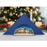 CENTROFLOR Vánoční dřevěný stojánek na ubrousky 65x130mm – Zboží Dáma