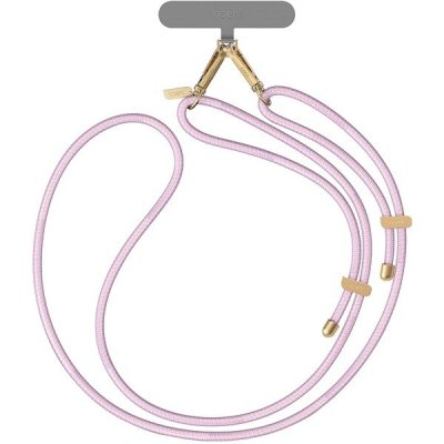 Šňůrka na krk UNIQ Coehl Laurel universal phone lanyard misty mauve – Zboží Dáma
