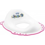 Maltex Nočník s protiskluzem The Smurfs - bílá/růžová – Zbozi.Blesk.cz