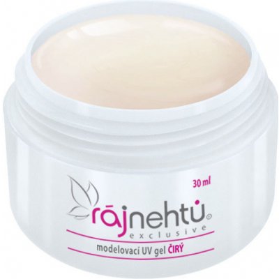 Ráj nehtů UV gel modelovací čirý 30 ml – Sleviste.cz