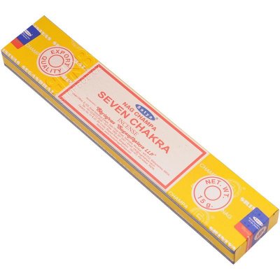 Satya Seven Chakra indické vonné tyčinky 15 g – Zboží Mobilmania