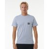 Pánské Tričko Rip Curl tričko HORIZON BADGE SS TEE Spray Blue