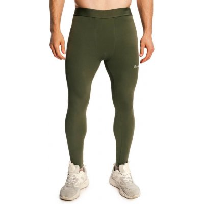 GymBeam Men‘s Combat Leggings Olive Grey – Zboží Dáma