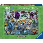 RAVENSBURGER Challenge: Minecraft 1000 dílků – Hledejceny.cz