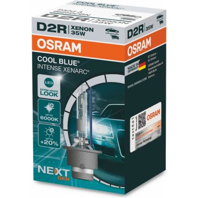 OSRAM XENARC COOL BLUE INTENSE NEXTGEN D2R +150% XENON OSRAM 66250CBN – Zboží Mobilmania