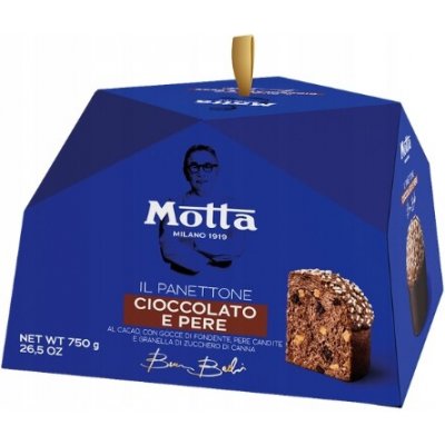 Motta Panettone Cioccolato Pere italská čokoládová bábovka s hruškou 750 g – Zboží Dáma