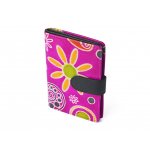 Nivasaža Kožené pouzdro na doklady Nivasaža N124-SNT-PFB růžové – Sleviste.cz