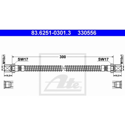 Brzdová hadice ATE 83.6251-0301.3 (83625103013)