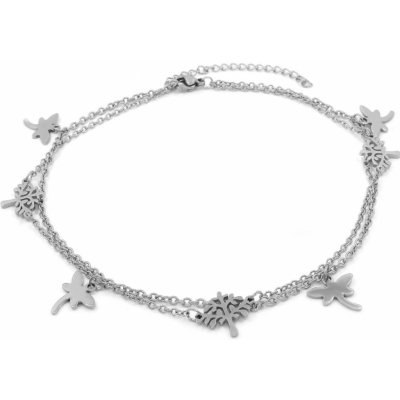 BRUNOshop Dvojitý řetízek na nohu S3020 – Zboží Dáma